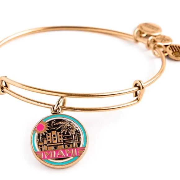 Alex and Ani Miami Charm Bangle - Picture 1 of 2